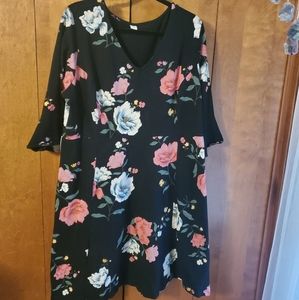 Old Navy plus floral skater dress sz 2x